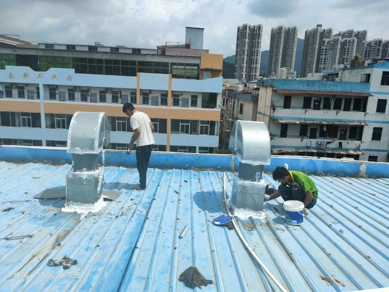 熊口管理区钢结构屋面涂料维修方法